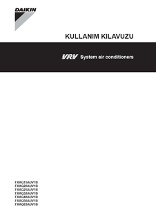 FXAQ15-60A_4PTR494113-1_Operation Manual_Turkish download